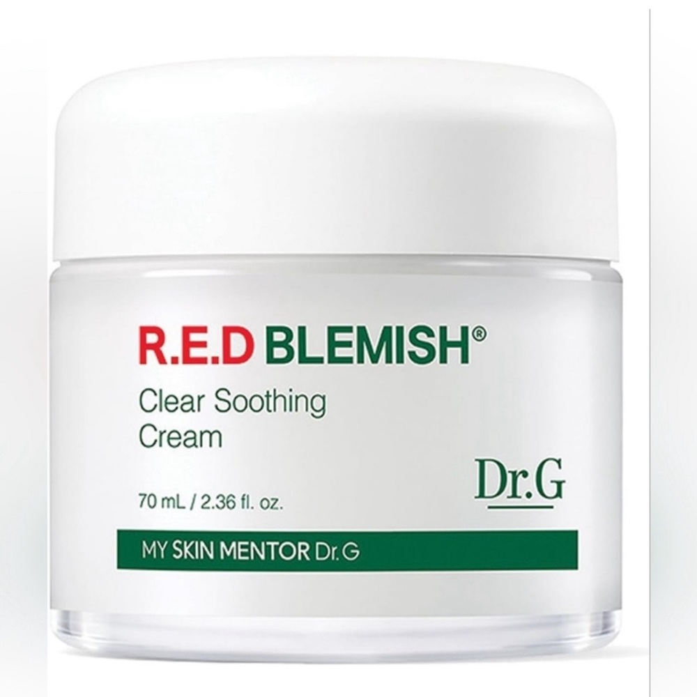 New Dr.G Dr. G Red Blemish Clear Soothing Cream Korean Beauty $66 Moisturizer